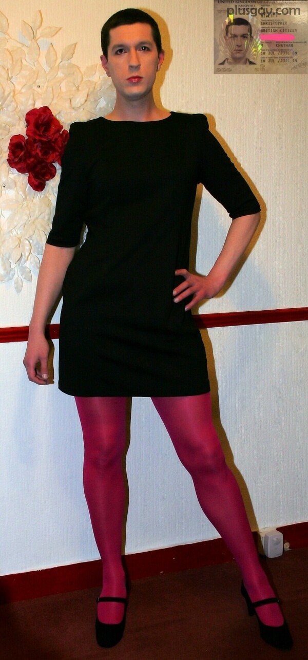 Chris Millett Gillingham Kent21 Dress and pink tights